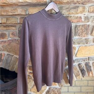 Vintage Sag Harbor Brown Turtleneck Sweater